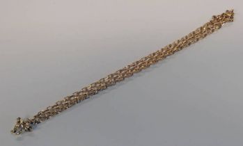 9CT GOLD CHAIN NECKLACE - 51CM LONG, 3.