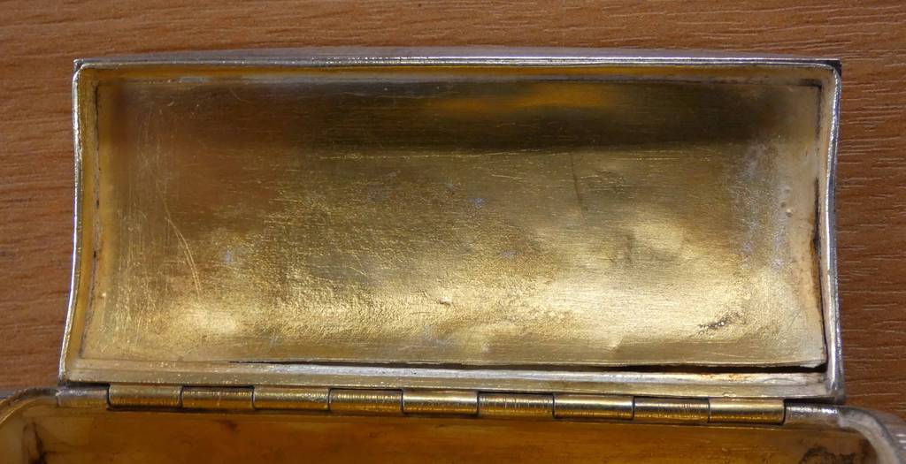 GEORGE III SILVER CYLINDRICAL SNUFF BOX WITH RIBBED DECORATION & GILT INTERIOR BY JOSEPH ASH LONDON - Image 6 of 8