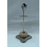 SILVER PLATED THISTLE HAT PIN STAND