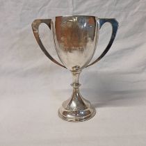 SILVER 2 - HANDLED TROPHY BEDFORD REGATTA GRAND CHALLENGE CUP 1934 - 20.