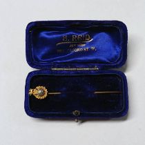 EARLY 20TH CENTURY GOLD ROYAL MARINES STICK PIN
