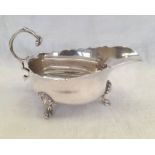 SILVER SAUCE BOAT,