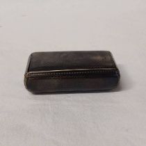 19TH CENTURY CONTINENTAL WHITE METAL NIELLO WORK SNUFF BOX - 9.