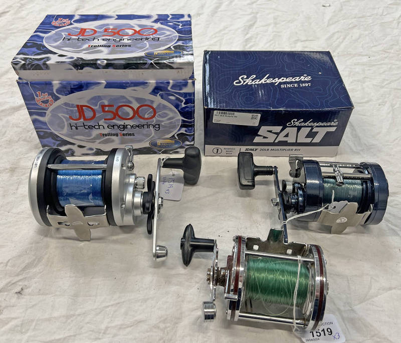 GILFIN MODEL 1000 MULTIPLIER REEL,