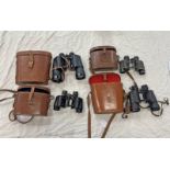 BINOCULARS TO INCLUDE DOLLAND THE LUMA 12 X 32 IN CASE, STENOXA 8 X 30 BINOCULARS,