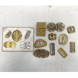 SELECTION OF VARIOUS EARLY 20TH CENTURY ART DECO & OTHER BUCKLES