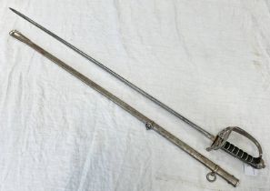 1854 PATTERN LIGHT INFANTRY OFFICERS LEVEE SWORD WITH 81.