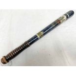 VICTORIAN CITY OF EDINBURGH TRUNCHEON, WITH PAINTED BODY TO INCLUDE FOULED ANCHOR, EDINBURGH CREST,