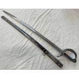 M1850 CAVALRY OFFICER SABRE BY D LUNE SCHLOSS, 82.