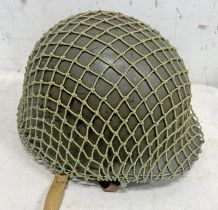 AMERICA STEEL HELMET WITH LINER & STRAPS