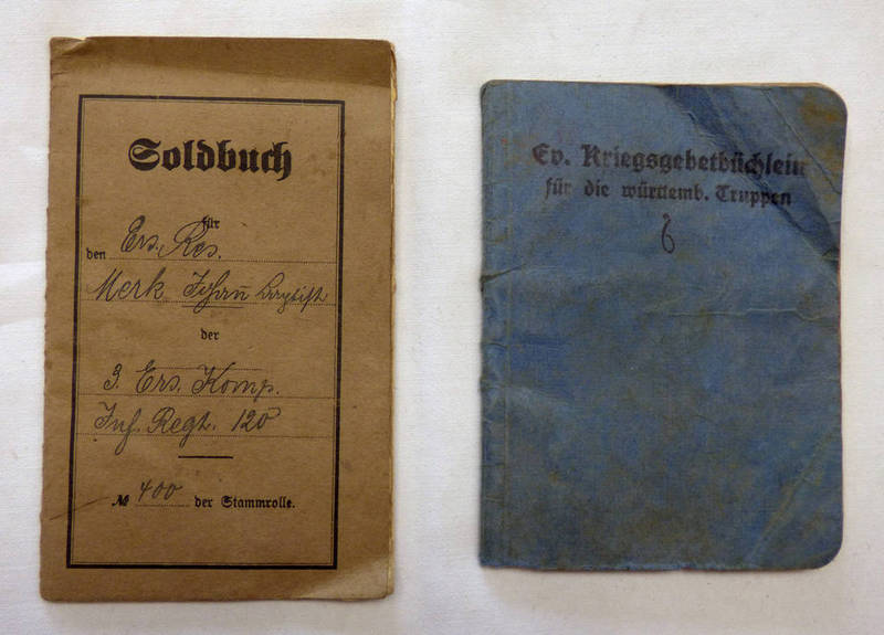 WW1 GERMAN SOLDBACH AND ASSOCIATED MANUAL