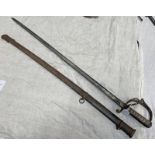 VICTORIAN ROYAL ARTILLERY OFFICERS SWORD BY HAWKES & CO LONDON WITH 88.