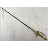 19TH CENTURY FRENCH SMALL SWORD WITH 75.