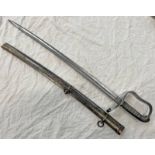 M1861 MOUNTAIN TROUP SABRE BY JUNG NO 27 WITH 66 CM LONG SHORTENED BLADE FOR THE 26TH LANDSTURM