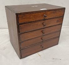 EARLY 20TH CENTURY CHEST OF 5 DRAWERS, 28.