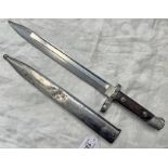 M1895 KNIFE BAYONET BY ERNST BUSCH SOLINGEN WITH 24.