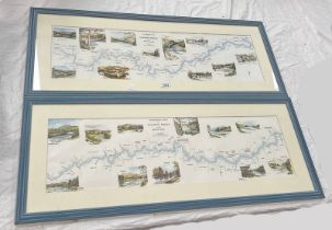 FISHERMAN'S MAP OF SALMON POOLS ON THE RIVER TWEED COMPILED BY NIGEL HOULDSWOTH AND FISHERMAN'S MAP