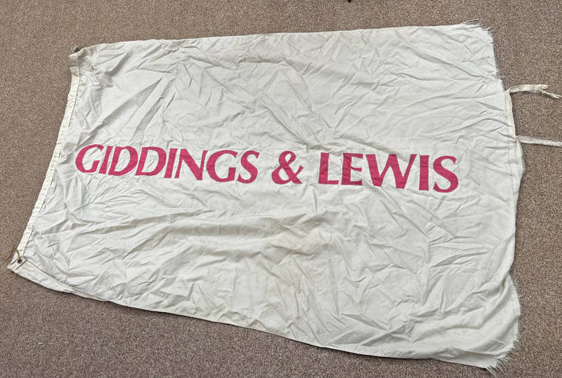 GIDDINGS AND LEWIS FLAG 180 X 114 CM