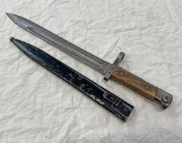 M1895 KNIFE BAYONET BY C E WG WITH 25 CM LONG BLADE,