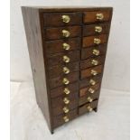 EARLY 20TH CENTURY 20 DRAWER UNIT 58.