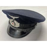 WW2 STYLE NS-RKB VISOR CAP WITH CAP EAGLE AND COLARDE,