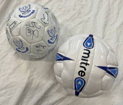 ST JOHNSTONE FC SIGNED FOOTBALL AND A MITRE FOOTBALL -2-