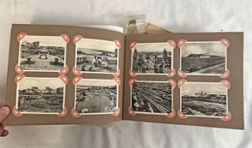 BLACK & WHITE 1930'S PHOTOGRAPH ALBUM OF A VOYAGE FROM LONDON ABOARD THE SS DUNLUCE CASTLE UNION