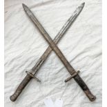 PAIR OF SPANISH 1893 PATTERN BAYONETS -2-