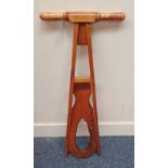 EARLY 20TH CENTURY PINE & OAK BOOT JACK,