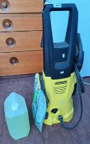 KARCHER K2 PRESSURE WASHER WITH DIALL PRESSURE WASHER FLUID