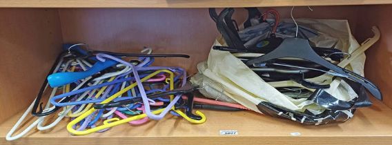 VERY GOOD SELECTION OF CLOTHES HANGERS