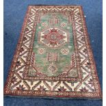 RED AND GREEN MIDDLE EASTERN RUG 130 X 200 CM