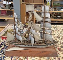 MODEL OF A SAILING SHIP GLENESK 50 CM LONG Condition Report: not suitbale for