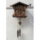 WOOD CHOPPER CUCKOO CLOCK MADE IN GERMANY,