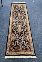 FLORAL DECORATED MIDDLE EASTERN RUNNER 78 X 245 CM