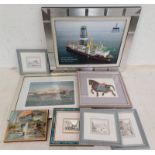 SELECTION OF PRINTS ETC TO INCLUDE : ROBERT G LLOYD, MV TEMBEK PRINT WITH C.O.A.