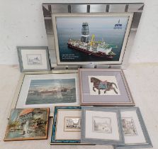 SELECTION OF PRINTS ETC TO INCLUDE : ROBERT G LLOYD, MV TEMBEK PRINT WITH C.O.A.