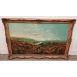 GILT FRAMED OIL ON CANVAS OF LAKE WINDERMERE, INDISTINCTLY SIGNED,