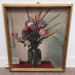 B M BACCI 29 SUMMER FLOWERS SIGNED GILT FRAMED OIL PAINTING 71 X 60 CM Condition Report:
