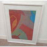 MARGARET PITT ABSTRACT SCENE SIGNED,