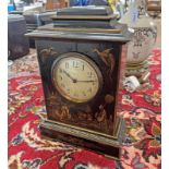 GEORGE JAMIESON ABERDEEN CHINOISERIE CLOCK 27CM TALL Condition Report: Sold as seen