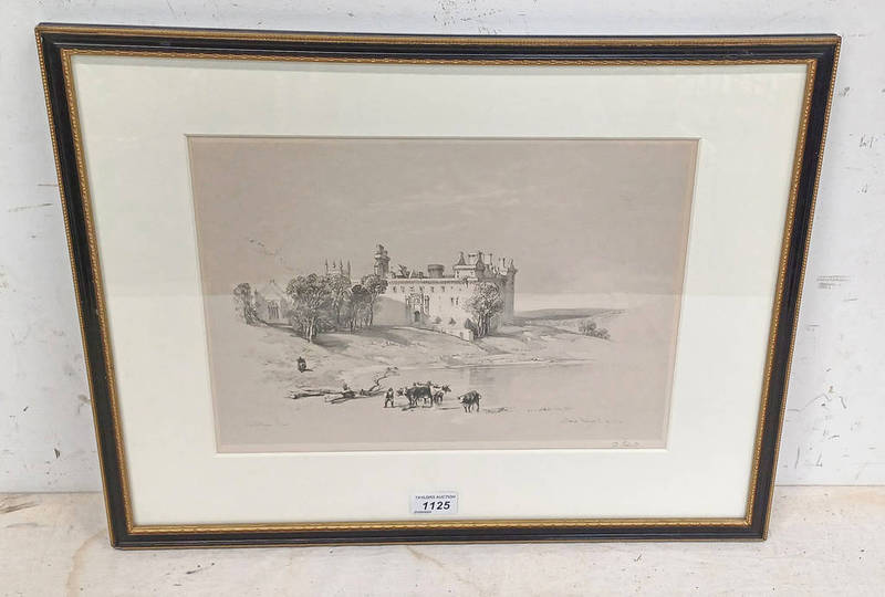 DAVID ROBERTS RA (1796-1864). LITHOGRAPH OF LINLITHGOW PALACE.