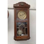 MAHOGANY WALL CLOCK,