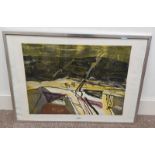 BARBARA RAE WINTER PLATEAU SIGNED IN PENCIL FRAMED ARTISTS PROOF 56 X 75 CM Condition