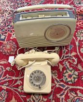 BUSH RADIO & A ROTARY TELEPHONE -2-