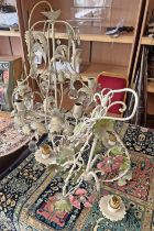 5 BRANCH CHANDELIER AND A 3 BRANCH CHANDELIER -2-