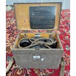 BRITISH MILITARY TELEPHONE SET F IN BOX