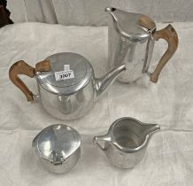 4 PIECE PICQUOT WARE TEASET