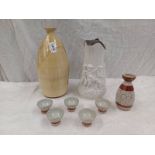 ART POTTERY VASE SIGNED SYD WALKER TO BASE,