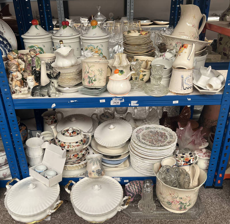 LARGE SELECTION BELLEEK AND OTHER PORCELAIN LARGE SELECTION, ROYAL DOULTON,